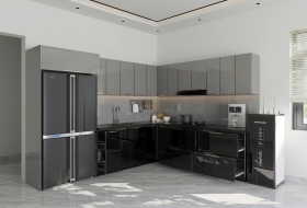 Bố Trí Tủ Bếp Nhôm Hợp Kim TP-LUXURY: Bí Quyết Đẹp Hoàn Hảo và Tiện Nghi Vượt Trội