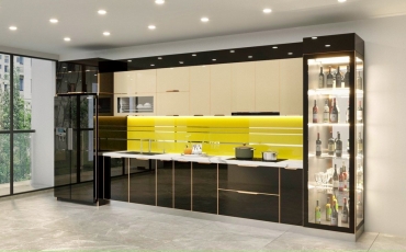 Team TP-Luxury hoàn thiện tủ bếp nhôm hợp kim 