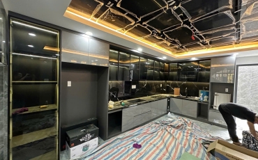 tủ bếp nhôm hợp kim