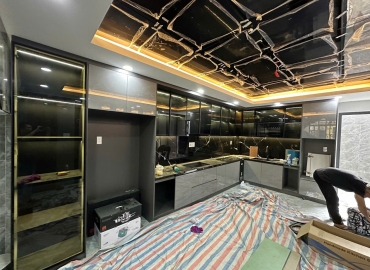 tủ bếp nhôm hợp kim