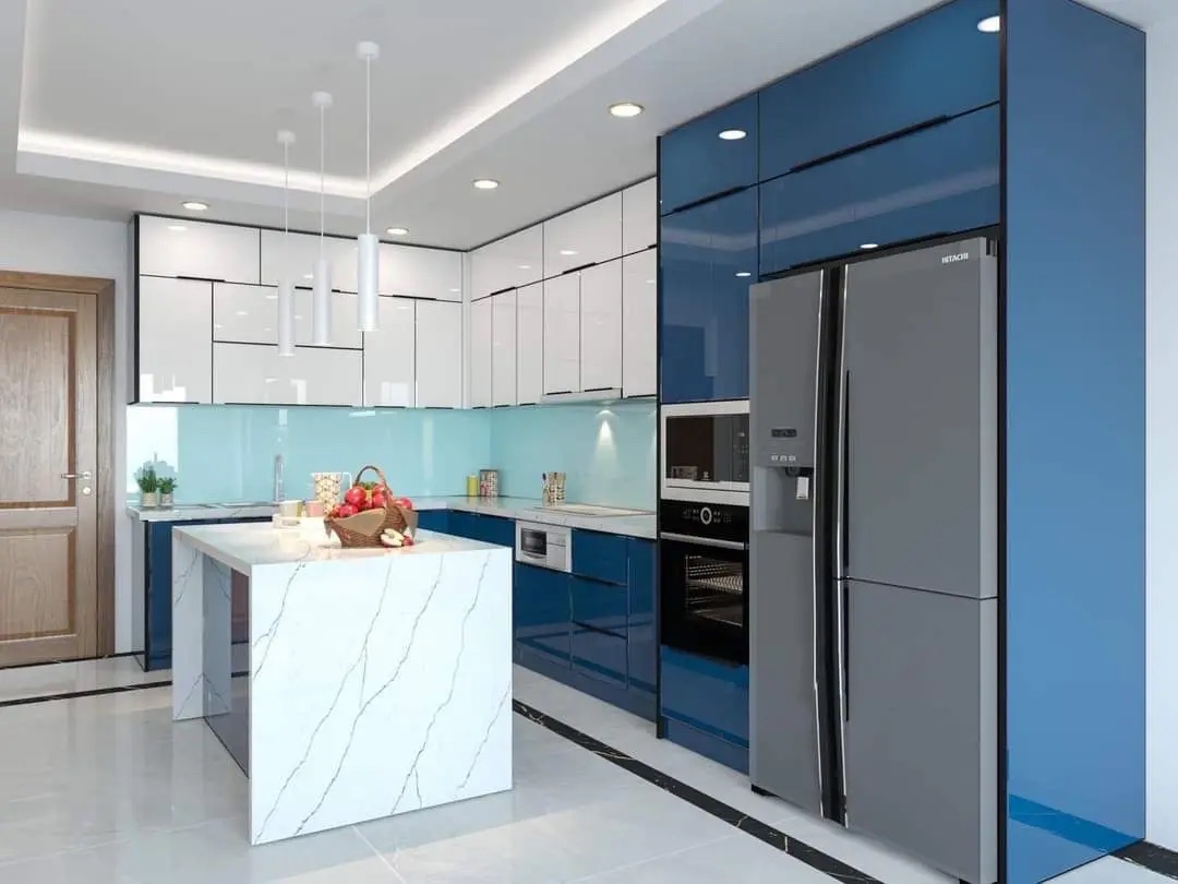 "Tủ bếp nhôm hợp kim cao cấp TP-LUXURY – không gian bếp sang trọng tại quận Thủ Đức"