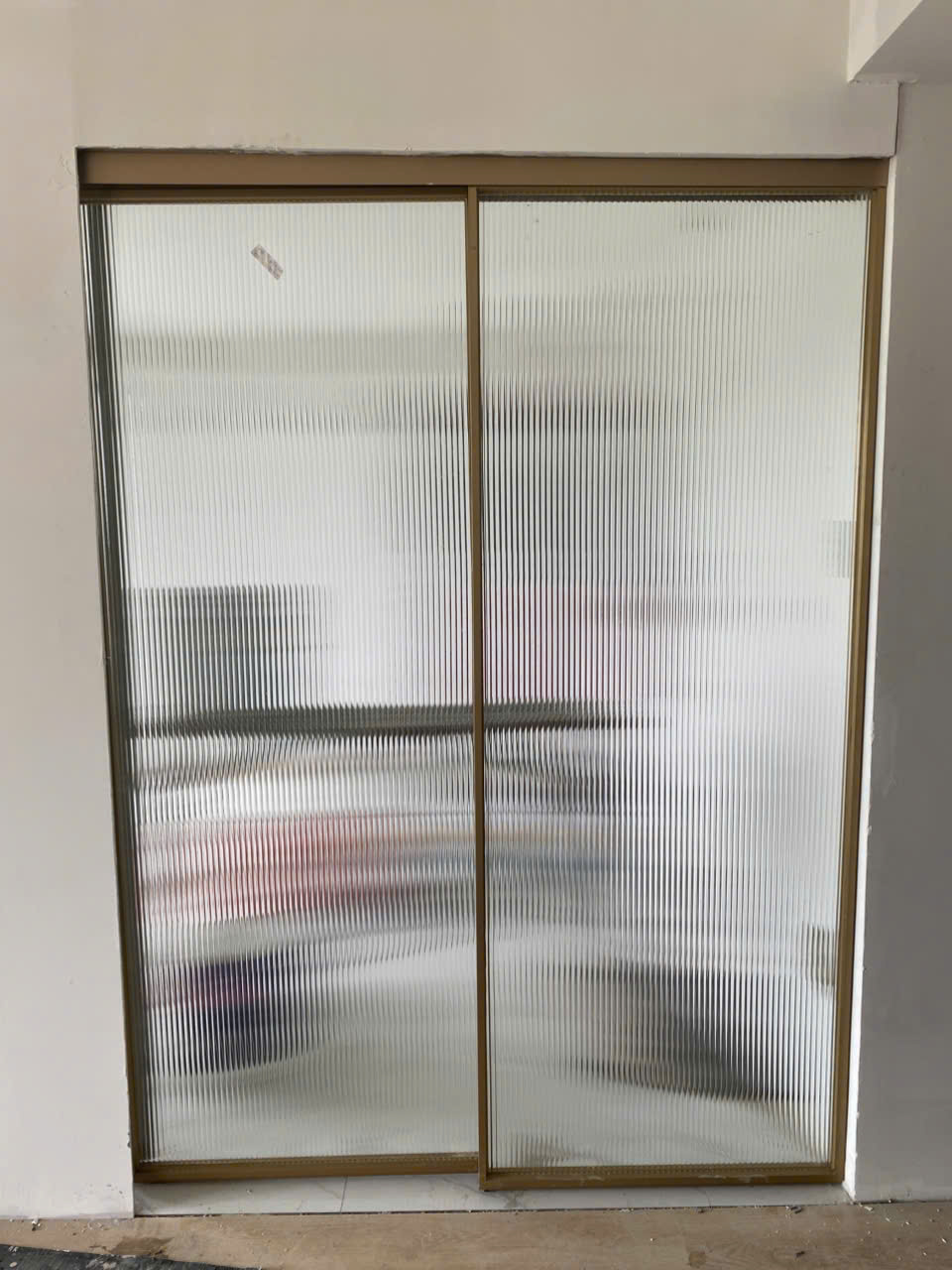 Cửa lùa slim nhà chị Hạnh