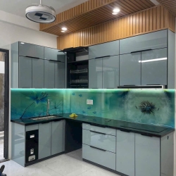 Tủ Bếp Hợp Kim Nhôm Nguyên Tấm