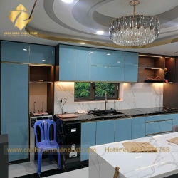Tủ bếp nhôm tấm sài gòn