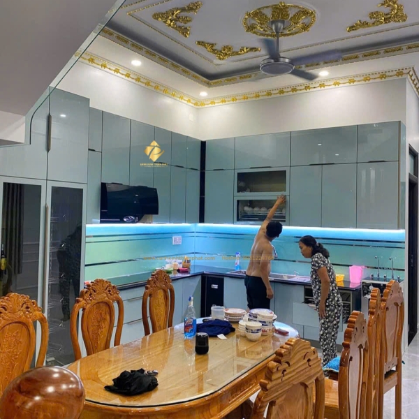 THIẾT KẾ & THI CÔNG TỦ BẾP NHÔM HỢP KIM TẠI BÌNH DƯƠNG 
