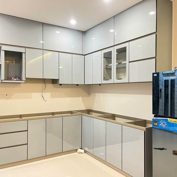 Tủ Bếp Hợp Kim Nhôm Nguyên Tấm