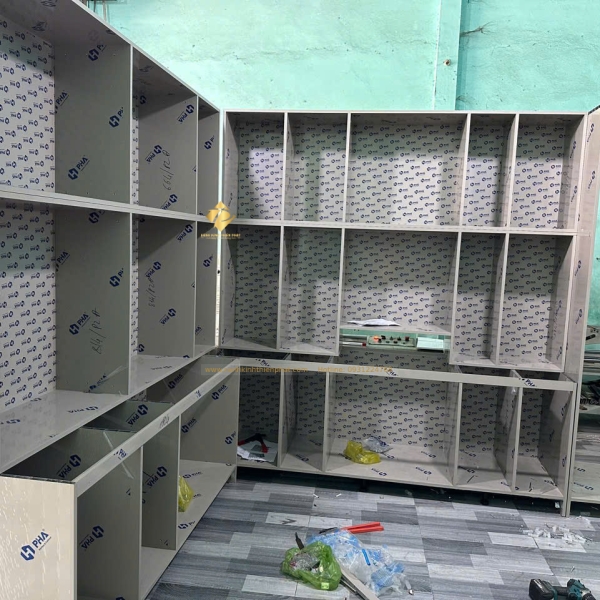 Tủ bếp nhôm tấm sài gòn
